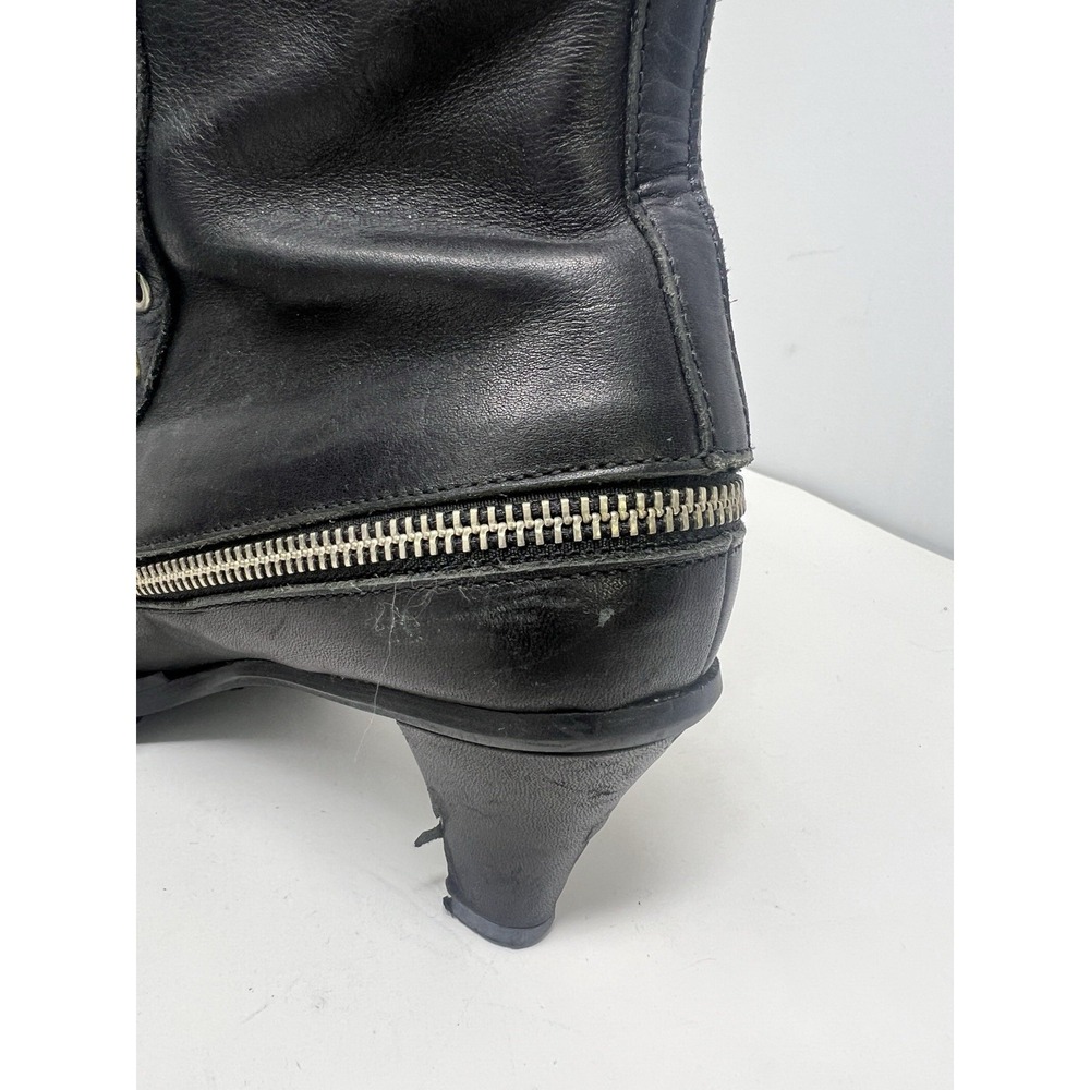 LIMI feu Yohji Yamamoto Black Convertible Boots Size M Measure 9.5‎ Inches - Picture 5 of 12